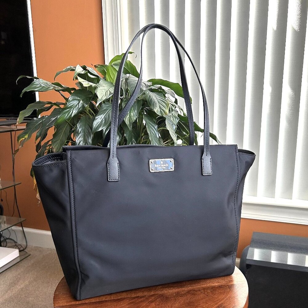 New KATE SPADE New York Blake Avenue Taden Nylon Tote Black ♠️